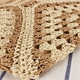 thumbnail image 4 of Granjero Gordo Bolso de hombro tejido para mujer, bolso de mano tejido y bolso de cosméticos, bolsos de mano tejidos elegantes para playa de verano, bolsos de hombro (beige), 4 of 5