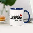 thumbnail image 4 of CafePress - Somebody In Arizona Loves Me Mug - 11 oz Ceramic Mug - Novelty Coffee Tea Cup, 4 of 6