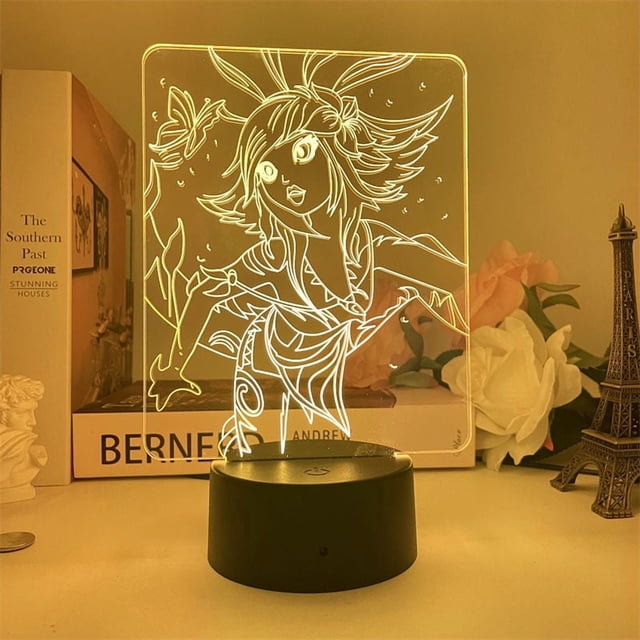 Luz nocturna LED 3D Lols Neekos que cambia de color para niños