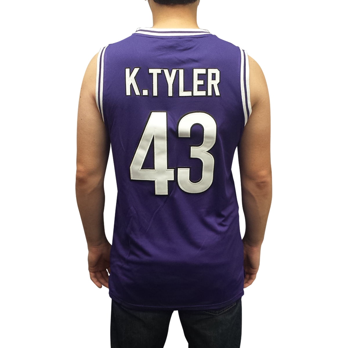 Kenny Tyler #43 Huskies Purple Basketball Jersey The 6th Man