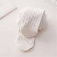 thumbnail image 2 of Toddler Kids Baby Girls Warm Full Leggings Knitted Pantihose Stretchy Pantyhose For Winter Stocking 4-6 Years,White XZNPDUCQ, 2 of 4