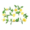 thumbnail image 2 of Artificial Rose Vines, Fake Flower Garland for Wedding Arch, Exhibition Hall, Wall, Background, Garden, Hanging Floral Ivy Garland, Home Decor, 90 inch, 2 of 9