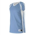 thumbnail image 2 of Alleson Athletic 54MMR Mens Reversible Basketball Jersey-Sky Blue/ White-S, 2 of 2