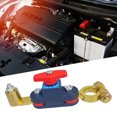 thumbnail image 3 of Hioecau Car Battery Power Cut-Off Switch Breaker 12V/24V Battery Disconnect Switch Universal Power Cut Off with Rotating Terminals for Cars Trucks & Boats, 3 of 8