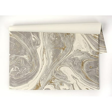 Kitchen Papers Gray Marbled Paper Placemats Set Of 30 Walmart