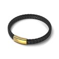 thumbnail image 1 of 18k Gold | Infinity Braid | Mini Leather Bracelet, 1 of 6