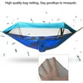 thumbnail image 4 of Ayamaya [3 in 1]Camping Hammock with Mosquito Net & Sunshade Cloth & Tree Straps for 2 Person, Portable Nylon Pop up Swing Hammock Blue, 4 of 7