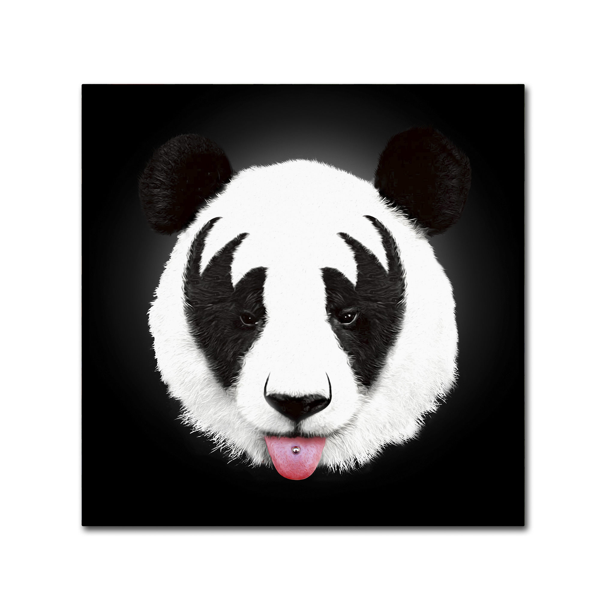 Trademark Fine Art 'Kiss Of A Panda' Canvas Art by Robert Farkas - image 2 of 4