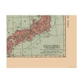 thumbnail image 2 of Historic Map - Manchuria Korea Japan China - Hammond 1910 - Vintage Wall Art, 2 of 4