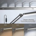 thumbnail image 2 of Led Desk Lamp With Clamp, Swing Arm Desk Lamp, Adjustable Desk Light Eye-care Table Light, 3 Color Modes Eye-caring Desk Lamps For Home Office, Study, 2 of 5
