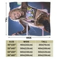 thumbnail image 2 of Liv Morgan Blanket, Super Soft Throw Blanket For Wrestling Fans, Cozy Flannel Blankets, Warm Blankets For Couch Sofa Bed, 80"X60", 2 of 8