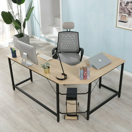 Dining Table Modern Home Office Corner Computer Desk Table Heavy