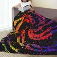 thumbnail image 6 of Vsdgher A Bright Abstract Ultra-Soft Micro flannel Blanket Throw Blankets for Couch Sofa, Bed (4 sizes)-60"x50", 6 of 7