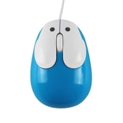 Dpisuuk Wired Mouse, Cute Rabbit Shaped Computer Mouse, Optical USB Corded Mouse, Kids Mouse for Laptop PC Desktop Computer (Blue)