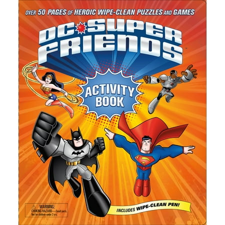 DC Super Friends Wipe Clean Activity Book (The Best Dc Graphic Novels)