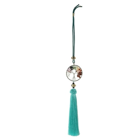 

1Pc Crystal Tassel Pendant Hand-woven Fortune Tree Pendant Car Adornment