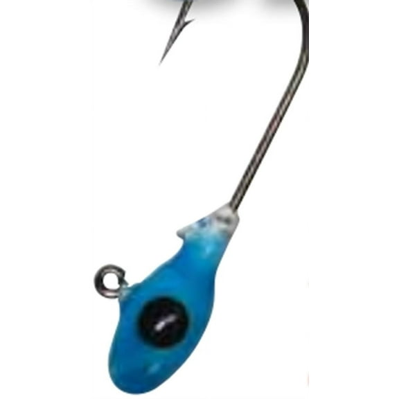 Bobby Garland Mo Glo Jig - 1/8 OZ - 10 Pack - Blue Glo