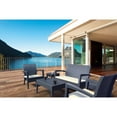 thumbnail image 6 of Luxury Commercial Living 36" Gray Outdoor Patio Wickerlook Rectangular Coffee Table, 6 of 9