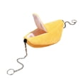 thumbnail image 1 of Hamaca para hámster Yuyangstore cama pequeña para mascotas casa colgante para hámster tipo nido Banana, 1 of 8