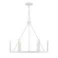 thumbnail image 3 of Trade Winds Evan 6-Light Chandelier in Bisque White, 3 of 6