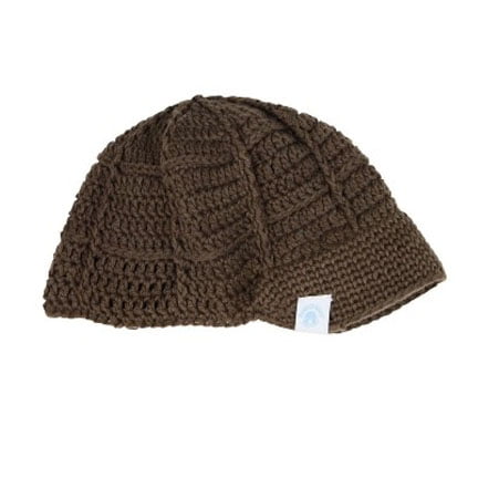 Brown Handmade Crocheted Beanie Hat, 2T-4T (Best Burr Brown Dac)