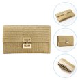 thumbnail image 7 of Casual Woven Clutch Bag Woven Clutch Bag Money Wallet Envelope Clutch Bag, 7 of 7