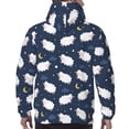 thumbnail image 7 of Lsque Cute Sheep 1 Pattern Casual Men's Hoodie,Hooded Sweatshirt with Kangaroo Pocket,Pullover Hoodie-Medium, 7 of 7