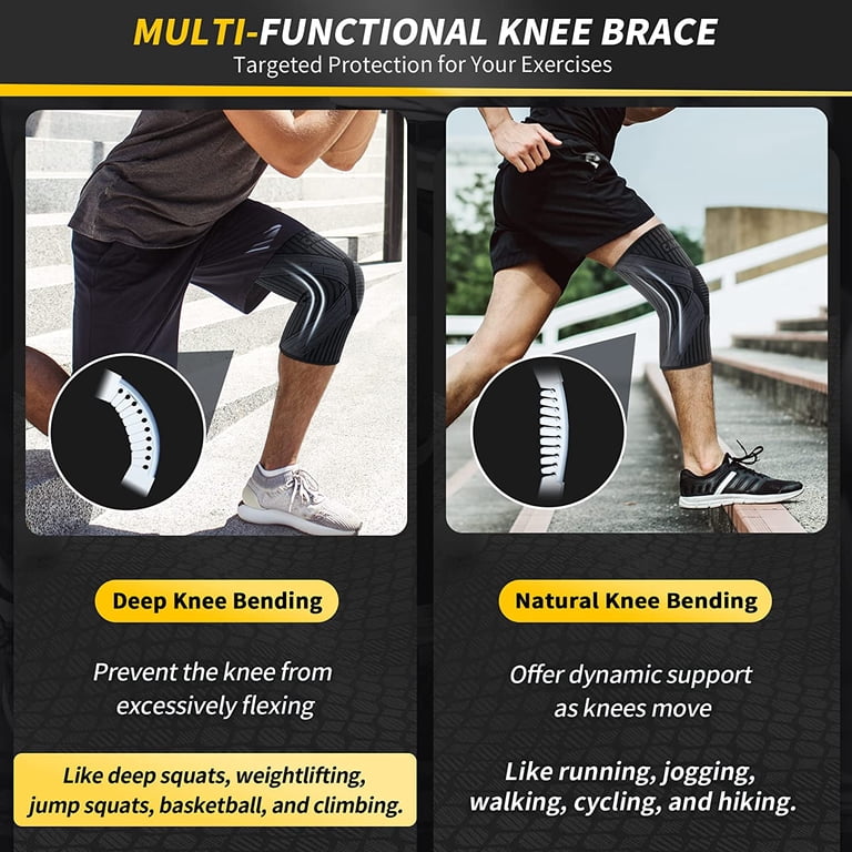 Cambivo Knee Brace XL, Compression Support with Gel Pad photo 6