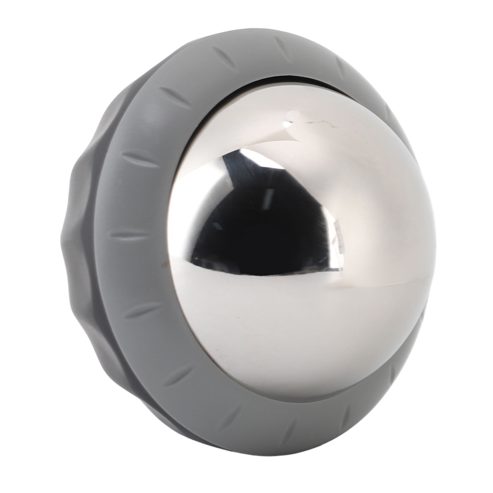 M Buder Cryosphere Ice Massage Roller Ball Stainless Steel Cold Hot Compress Deep Tissue Muscle Massager Grey Black