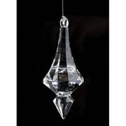 Acrylic Crystal Raindrop Chandelier Drops, Clear, 2-1/2-Inch, 18-Piece