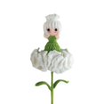 thumbnail image 1 of Clearance! Crochet Kit Crochet Carnation Fairy Crochet Doll Kit for Beginners with Video Tutorials Crochet Kit Crochet Yarn and Hook Set for Beginners Knitting Kit for DIY Knitting DIY,White, 1 of 4