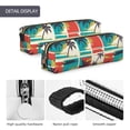 thumbnail image 4 of Disketp Colorful Hawaii Palms Estuche de Lápices de Cuero con Cierre, Estuche Compacto para Papelería, Bolígrafos y Accesorios Pequeños, 4 of 7