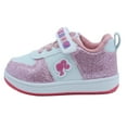 thumbnail image 3 of Barbie Toddler Girls' Sneakers - Pink & White Barbie, Size 6, 3 of 8