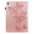 thumbnail image 2 of Galaxy Tab A8 (10.5") Case (SM-X200) - TECH CIRCLE [Cute Butterfly Pattern] Fold Stand Case Protective PU Leather Flip Cover with Card Holders for Samsung Galaxy Tab A8 10.5-Inch Tablet, Pink, 2 of 7