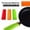 Red*1+Orange*1+Green*1, variant on BESEW7 Kitchen Silicone Pot Holder Heat Resistant Cast Iron Skillet Handle Cover Anti Slip Pot Handle Covers for Frying Pan Safe Grip Black