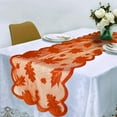 thumbnail image 4 of Dongrere Orange Fall Table Runner Mesh Table Runner for Fall Decorations Kitchen Dining Table Decoration for Home Party Decor, 4 of 6