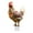 F, variant on Christmas Chicken Ground-Stake Decor - Outdoor Ornament For Garden, Farm & Lawn, Small Animal Design, Easy To Insert Into Ground, Festive Holiday Decor, D, 4.41*10.43in