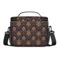 thumbnail image 3 of Lunch Box Pioneer Flower Floral Print Pattern Insulated Lunch Bag for Women Men,Medium Leakproof Lunchbox Cooler Bag Adjustable Strap,10 X 6.7 X 8 Inches, 3 of 6