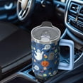 thumbnail image 5 of 40oz Halloween Tumbler with Straw and Lid Skull Bat Travel Coffee Tumbler Cup with Handle for Halloween Gifts, 5 of 5