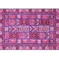 thumbnail image 1 of Ahgly Company Indoor Rectangle Abstract Pink Modern Area Rugs, 5' x 7', 1 of 4