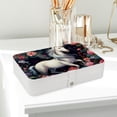thumbnail image 6 of Unicorn PU Leather Necklace Organizer Bracelet Holder Jewelry Organizer with Removable Compartment, Portable, 6 of 6