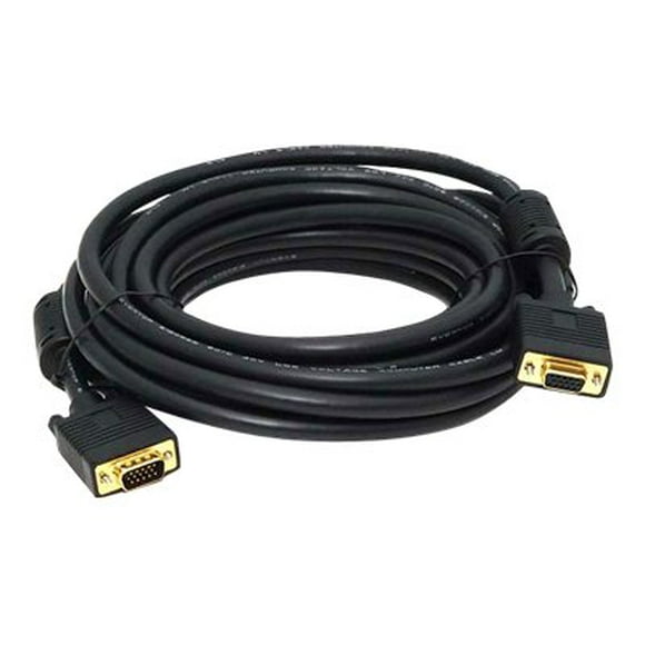 Monoprice Super - VGA extension cable - HD-15 (VGA) (F) to HD-15 (VGA) (M) - 25 ft