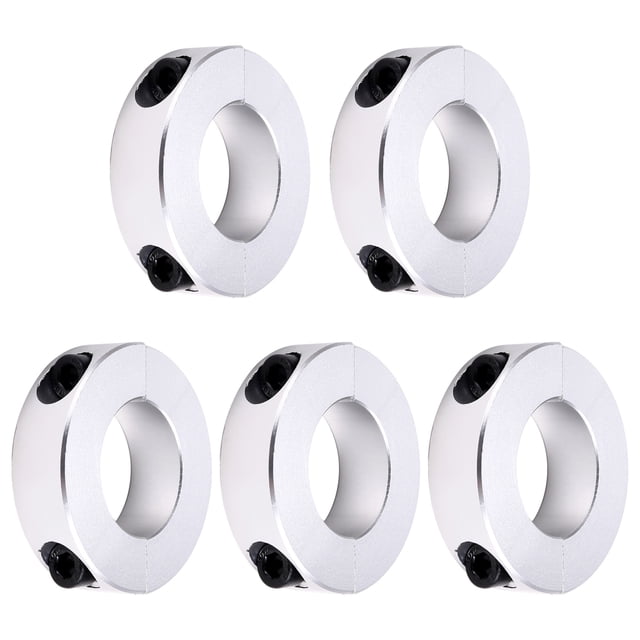 5PCS Split Optical Shaft Fixed Ring Separate Thrust Ring Limit Ring Fastening Positioner Shaft Clamp Inside 30mm
