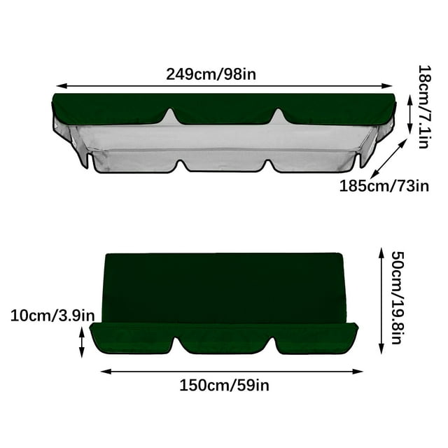 Herunwer Premium Golf Cart Seat Cover Set, All-Weather Protective Covers for Golf Cart Seats, Waterproof and UV-Resistant