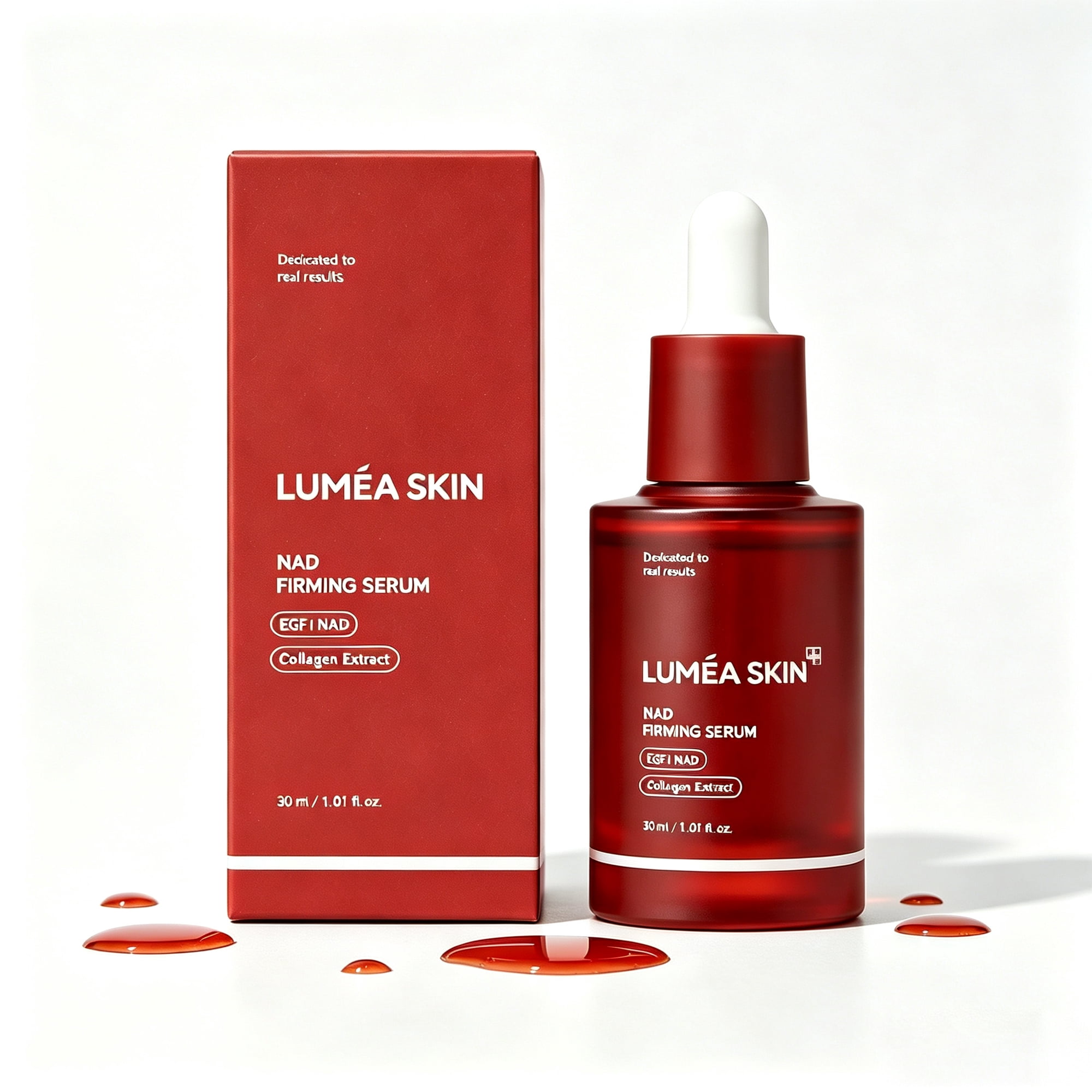 NAD+ Facial Serum for Face with Collagen & Hyaluronic Acid, Hydrating Face Serum for Smooth Plump‑Looking Skin, Daily Skin Care Serum 30ml