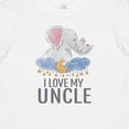 thumbnail image 4 of Inktastic I Love My Uncle Cute Elephants in Night Sky Boys or Girls Baby T-Shirt, 4 of 5