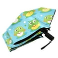 thumbnail image 6 of Cute Frogs with Big Eye Compact Sun Umbrella Windproof Travel Umbrellas for Rain Strong Portable UV Protection, 6 of 8