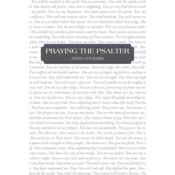 Praying the Psalter (With Others), (Paperback)
