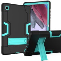 Dteck Case for Samsung Galaxy Tab A8 10.5 2022 tablet SM-X200/X205, Heavy Duty Hybrid Rugged 3 Layer Full Body Protection Case with Built-in Kickstand,Black Mint