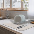 Diatomaceous Dish Drying Mat for Kitchen Counter,Mid‑Century Curve ...